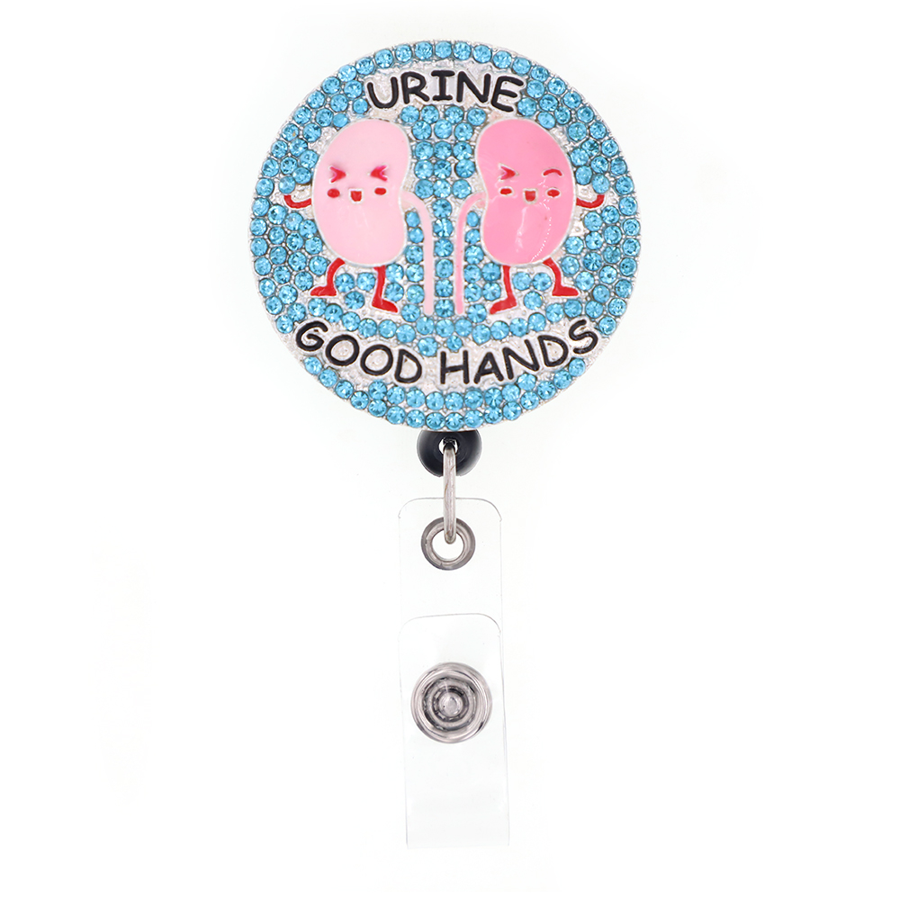 Cute Nurse Girl Badge Reel