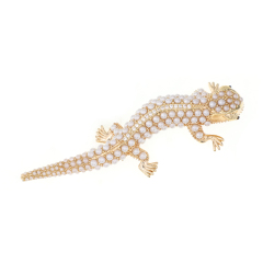 Chameleon Gecko Brooch