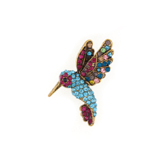 Hummingbird Brooch