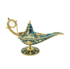 Enamel craft painting oil zinc alloy magic lamp decoration ornaments home gifts