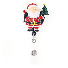 Santa Claus Badge Reel