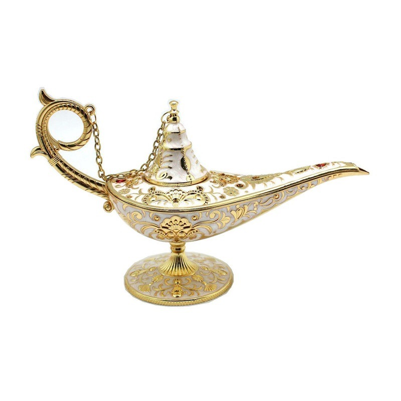 Enamel craft painting oil zinc alloy magic lamp decoration ornaments home gifts