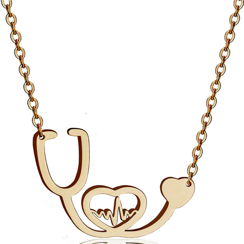 Stethoscope Heartbeat Necklace