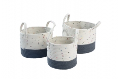 Cotton rope baskets