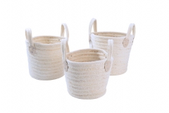 Jute & maize leaf baskets