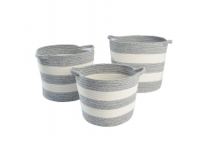 Cotton rope baskets