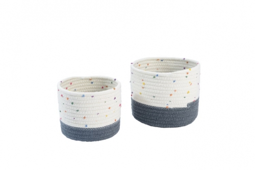 Cotton rope baskets