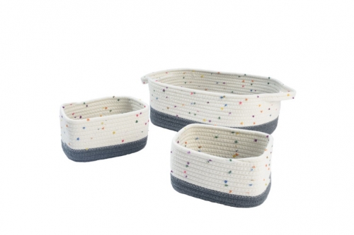 Cotton rope baskets