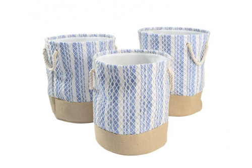 Fabric storage baskets