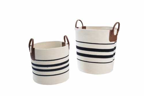 Cotton rope baskets