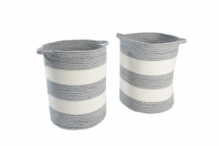 Cotton rope baskets