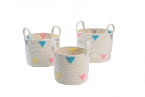 Cotton rope baskets