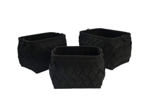 Felt storage baskets