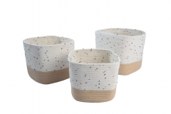 Cotton rope baskets