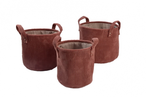 Corduroy baskets