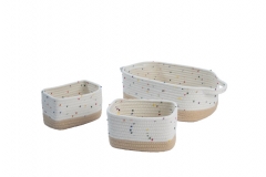 Cotton rope baskets