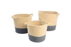 Cotton rope baskets