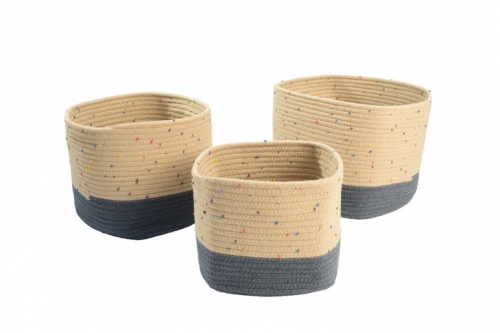 Cotton rope baskets