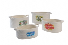 Cotton rope baskets