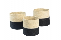 Cotton rope & papercord baskets