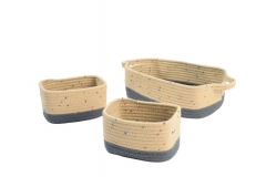 Cotton rope baskets