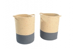 Cotton rope baskets