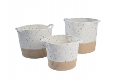 Cotton rope baskets