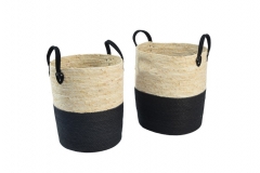 Cotton rope & papercord baskets