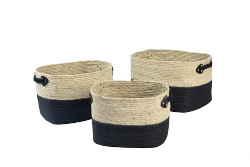 Cotton rope and papercord baskets