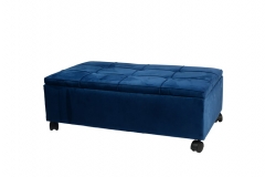 Velvet underbed baskets