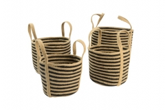 Jute & cotton rope baskets