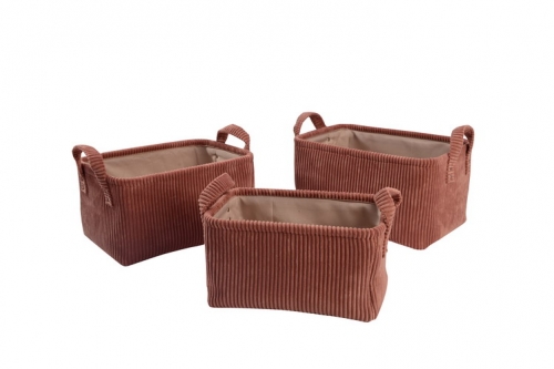 Corduroy baskets