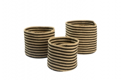 Jute & cotton rope baskets