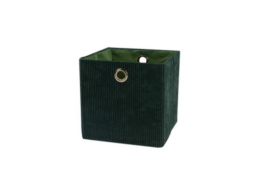 Foldable corduroy box