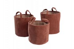 Corduroy baskets