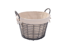 Wicker tapered basket