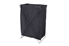 Foldable fabric laundry hamper