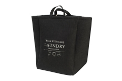 Foldable fabric laundry bag