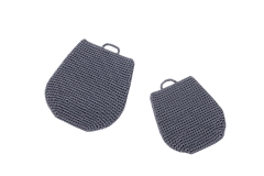 Set of 2 Nylon storage baskets