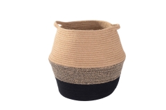 Cotton rope storage basket