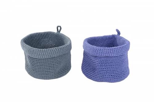 nylon storage basket, set of 2