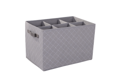 Fabric storage basket