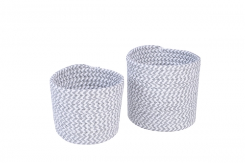 Set of 2 paper storage baskets