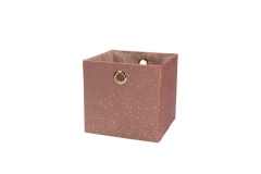 Velvet storage basket