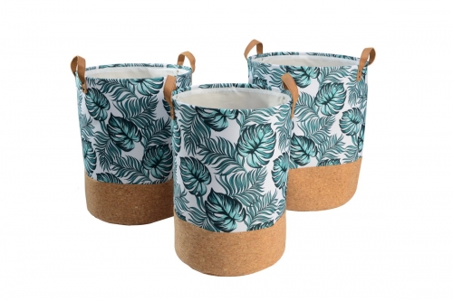 Fabric storage baskets