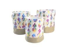 Fabric laundry baskets