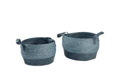 Paper and PU storage baskets