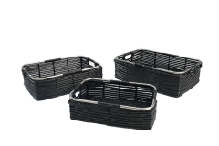 PE storage baskets