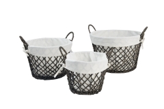 PE storage baskets