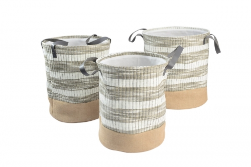 Paper and fabric baskets